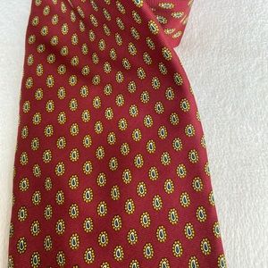Angelo Bosani silk Tie Red